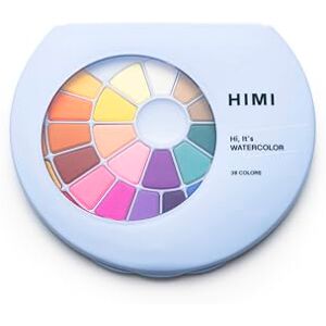 HIMI Solid Watercolour Set 38 Colours in Pans, Brush, Blue Case, Opens Like Makeup Palette, School Art, Teen Sketching, Bold Experiments, Watercolor Supplies Kit, Portable, Beginner Hobby, Gift HIMI Solid Watercolour Set 38 Colours in Pans, Brush, Blue Case, Opens Like Makeup Palette, School Art, Teen Sketching, Bold Experiments, Watercolor Supplies Kit, Portable, Beginner Hobby, Gift