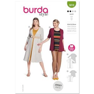 Burda Style Sewing Pattern B5818 Misses' Dress & Blouse Burda Style Sewing Pattern B5818 Misses' Dress & Blouse