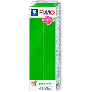 STAEDTLER 8021-53 FIMO Soft Oven-Hardening Polymer Modelling Clay Tropical Green (1 x 454g Block) STAEDTLER 8021-53 FIMO Soft Oven-Hardening Polymer Modelling Clay Tropical Green (1 x 454g Block)