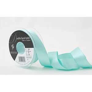 Berisfords Double FACE Poly Satin Ribbon, Aqua, 10.5x10.5x3 cm Berisfords Double FACE Poly Satin Ribbon, Aqua, 10.5x10.5x3 cm