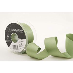 Berisfords 3501 Double Satin Ribbon, Khaki, 35 mm Berisfords 3501 Double Satin Ribbon, Khaki, 35 mm