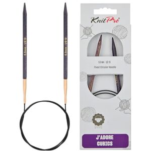 KNITPRO J’Adore Cubics Fixed Circular Needles 32" 80cm 6.00mm KNITPRO J’Adore Cubics Fixed Circular Needles 32" 80cm 6.00mm