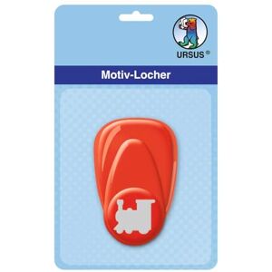 Ursus 19470004 Motif Hole Punch with Lever, Small, Pull Approx. 16 mm, red Ursus 19470004 Motif Hole Punch with Lever, Small, Pull Approx. 16 mm, red