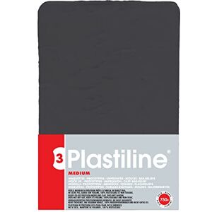 PLASTILINE 7955T sheet Modelling Paste, High Precision Modelling, Sculpting, Moulding Hardness 3 (medium) 750g Black shade Made in France PLASTILINE 7955T sheet Modelling Paste, High Precision Modelling, Sculpting, Moulding Hardness 3 (medium) 750g Black shade Made in France