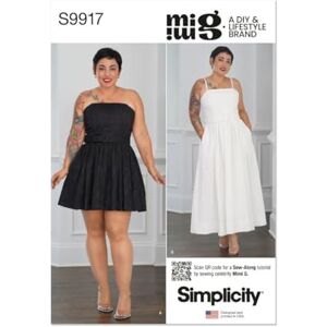 Simplicity Sewing Pattern SS9917Y5 Misses' Dresses and Belt by Mimi G Style Y5 (18-20-22-24-26) Simplicity Sewing Pattern SS9917Y5 Misses' Dresses and Belt by Mimi G Style Y5 (18-20-22-24-26)