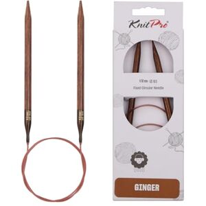 KNITPRO Ginger Fixed Circular Needles 47" (120cm) 6.50mm KNITPRO Ginger Fixed Circular Needles 47" (120cm) 6.50mm