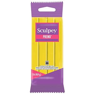 Sculpey Premo Polymer Clay 454g - Cadmium Yellow - Art and Craft Material Sculpey Premo Polymer Clay 454g - Cadmium Yellow - Art and Craft Material
