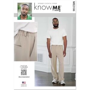 Know me Sewing Pattern ME2106AA Men's Trousers by Norris Dánta Ford AA (34-36-38-40-42) Know me Sewing Pattern ME2106AA Men's Trousers by Norris Dánta Ford AA (34-36-38-40-42)