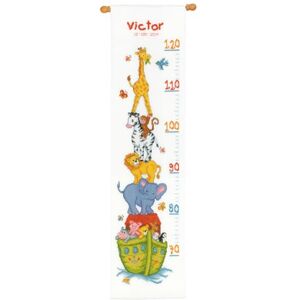 Vervaco Height Chart Noah's Ark Counted Cross Stitch Kit, Multi-Colour Vervaco Height Chart Noah's Ark Counted Cross Stitch Kit, Multi-Colour