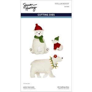 Spellbinders Polar Bear Pals Etched Dies from The North Pole Friends Collection by Simon Hurley Spellbinders Polar Bear Pals Etched Dies from The North Pole Friends Collection by Simon Hurley