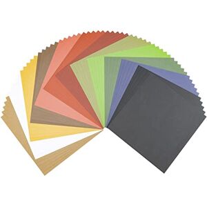 Creative Labs Florence Cardstock Smooth Coloured Card Making Supplies 12 x 12 inch Christmas 20 Sheets Coloured Paper for Scrapbooking, Card Making and Other Paper Crafts 216 GSM Creative Labs Florence Cardstock Smooth Coloured Card Making Supplies 12 x 12 inch Christmas 20 Sheets Coloured Paper for Scrapbooking, Card Making and Other Paper Crafts 216 GSM