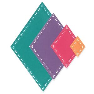 Sizzix ® Framelits® Die Set 13PK Fanciful Framelits, Katy Deco Diamonds by Stacey Park Sizzix ® Framelits® Die Set 13PK Fanciful Framelits, Katy Deco Diamonds by Stacey Park