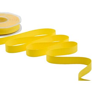 Furlanis Gros Grain, Decorative Ribbon, Gift, Christmas Packing, Wedding, Party, Made in Italy Sun Yellow, 15 mm x 20 m Furlanis Gros Grain, Decorative Ribbon, Gift, Christmas Packing, Wedding, Party, Made in Italy Sun Yellow, 15 mm x 20 m