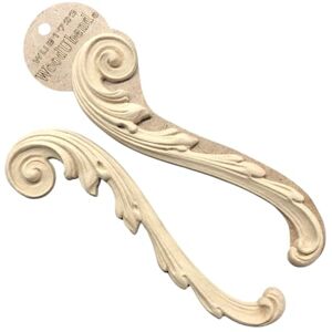 WoodUbend WUB1723 Set of Decorative Scrolls 19.5x5.5cmWood Appliques Heat Bendable & Flexible Onlays DIY Craft, Furniture & Home Decor Easy to Apply & Paint Versatile + Reusable WoodUbend WUB1723 Set of Decorative Scrolls 19.5x5.5cmWood Appliques Heat Bendable & Flexible Onlays DIY Craft, Furniture & Home Decor Easy to Apply & Paint Versatile + Reusable