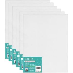 Exerz 40x50cm Canvas Panels - 6pcs Artist Canvas Board - Oil & Acrylic Painting Exerz 40x50cm Canvas Panels - 6pcs Artist Canvas Board - Oil & Acrylic Painting