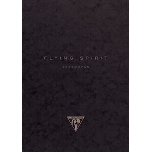 Clairefontaine Ref 930020C Flying Spirit Black Cover Sketchbook (60 Ivory Pages) 19 x 25cm in Size, 90gsm Ivory Drawing Paper Assorted Designs (Pack of 5) Clairefontaine Ref 930020C Flying Spirit Black Cover Sketchbook (60 Ivory Pages) 19 x 25cm in Size, 90gsm Ivory Drawing Paper Assorted Designs (Pack of 5)