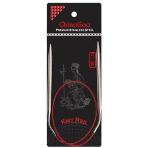 ChiaoGoo Knit RED Circular Needle 60cm 8.00mm 1pc ChiaoGoo Knit RED Circular Needle 60cm 8.00mm 1pc