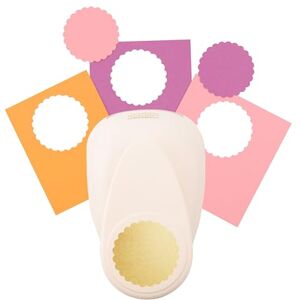Creative Labs Craft Paper Punch Scalloped Circle Ø 5 cm Circle Cutter for Crafting and Card Making Creative Labs Craft Paper Punch Scalloped Circle Ø 5 cm Circle Cutter for Crafting and Card Making
