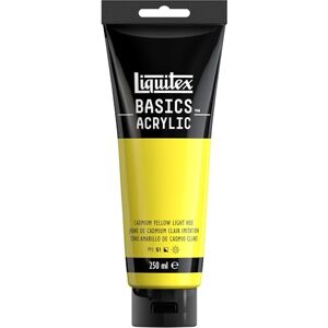 Liquitex Basics Acrylic Paint, Cadmium Yellow Light Hue, 250 ml Tube Liquitex Basics Acrylic Paint, Cadmium Yellow Light Hue, 250 ml Tube