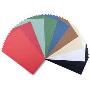 Creative Labs Florence Linen Cardstock 10.6 x 5.3 inches 9 Christmas Colours 45 Sheets of 250 GSM Coloured Paper Card Making Supplies for Scrapbooking and Other Crafts Creative Labs Florence Linen Cardstock 10.6 x 5.3 inches 9 Christmas Colours 45 Sheets of 250 GSM Coloured Paper Card Making Supplies for Scrapbooking and Other Crafts