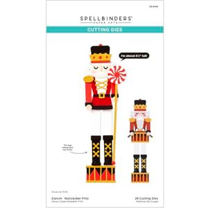 Spellbinders Etched Dies from Dancin' Christmas Friends-Dancin' Nutcracker Spellbinders Etched Dies from Dancin' Christmas Friends-Dancin' Nutcracker