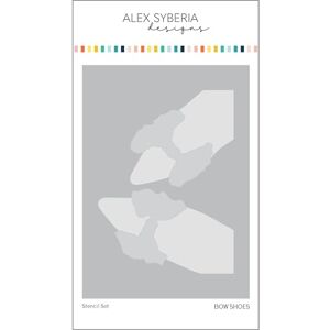 Alex Syberia Designs - Bow Shoes Stencil Set Alex Syberia Designs - Bow Shoes Stencil Set