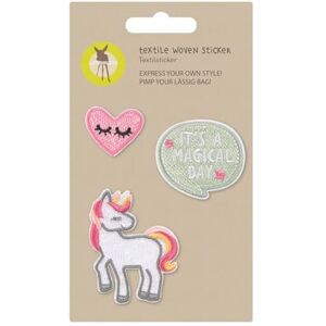 LÄSSIG Woven Unicorn Textilsticker - Textilsticker LÄSSIG Woven Unicorn Textilsticker - Textilsticker