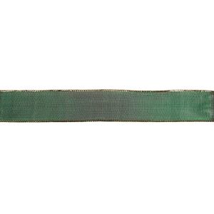 INNSPIRO Decorative Ribbon Green mesh Gold Trim 4cmx10m. INNSPIRO Decorative Ribbon Green mesh Gold Trim 4cmx10m.