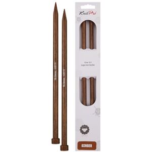 KNITPRO Ginger Single Pointed Needles 10" (25cm) 10.00mm KNITPRO Ginger Single Pointed Needles 10" (25cm) 10.00mm
