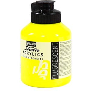 Pébéo Acrylic Paint 500ml Fluorescent yellow - Acrylic Paint Pébéo Acrylic Paint 500ml Fluorescent yellow - Acrylic Paint