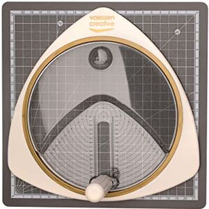 Creative Labs Self-Adhesive Cutting Mat – Ø 1 to Ø 6 inches and 3 Spare Blades – Card Crafting Circles – Ivory Paper Cutter Creative Labs Self-Adhesive Cutting Mat – Ø 1 to Ø 6 inches and 3 Spare Blades – Card Crafting Circles – Ivory Paper Cutter