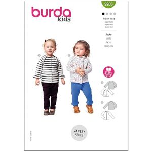Burda Sewing Pattern X09203 Style Pattern 9203 Children's Jackets 6M-4 (68-104) Burda Sewing Pattern X09203 Style Pattern 9203 Children's Jackets 6M-4 (68-104)