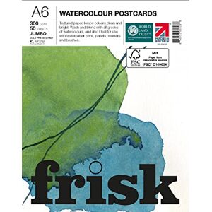 Frisk Jumbo Watercolour Postcards - A6 50 sheets Frisk Jumbo Watercolour Postcards - A6 50 sheets