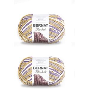 Bernat Blanket Lilac Bush Yarn 2 Pack of 300g/10.5oz Polyester 6 Super Bulky 220 Yards Knitting/Crochet Bernat Blanket Lilac Bush Yarn 2 Pack of 300g/10.5oz Polyester 6 Super Bulky 220 Yards Knitting/Crochet