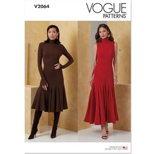 Vogue Patterns Vogue Sewing Pattern V2064U5 Misses' Knit Dresses U5 (16-18-20-22-24) Vogue Patterns Vogue Sewing Pattern V2064U5 Misses' Knit Dresses U5 (16-18-20-22-24)