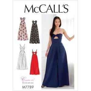 McCall's Patterns M7780, mccalls, Sewing Pattern,Template, Paper, Multicoloured, A5 (6-8-10-12-14) McCall's Patterns M7780, mccalls, Sewing Pattern,Template, Paper, Multicoloured, A5 (6-8-10-12-14)