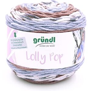 Gründl Lolly Pop Crochet and Knitting Yarn (Wool-Like and Washable Universal Yarn, 100% Polyacrylic, Needle Size: 5-6), 1 x 150 g, Cappuccino-Pewter White Colour Gründl Lolly Pop Crochet and Knitting Yarn (Wool-Like and Washable Universal Yarn, 100% Polyacrylic, Needle Size: 5-6), 1 x 150 g, Cappuccino-Pewter White Colour