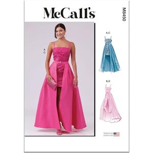 McCall's MCCALLS M8450AA Misses' and Women's Dress, Jumpsuit and Overskirt AA (10-12-14-16-18) McCall's MCCALLS M8450AA Misses' and Women's Dress, Jumpsuit and Overskirt AA (10-12-14-16-18)