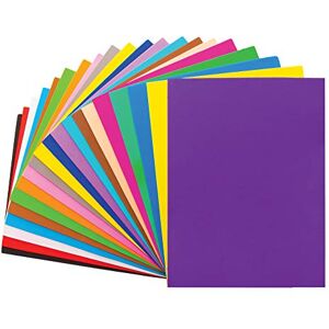 Baker Ross AW961 Foam Sheets Pack of 50 Sheets, 30cm x 23cm, 20 Assorted Colours, Craft Foam, Card Making, Scrapbooking Baker Ross AW961 Foam Sheets Pack of 50 Sheets, 30cm x 23cm, 20 Assorted Colours, Craft Foam, Card Making, Scrapbooking
