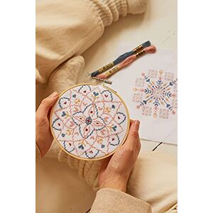 DMC Mindful Making Meditative Mandala Cross Stitch Duo Kit, Various, One Size, BK1953 DMC Mindful Making Meditative Mandala Cross Stitch Duo Kit, Various, One Size, BK1953
