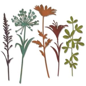 Tim Holtz Wildflower Silhouette Die Set - Crafting Die Set Tim Holtz Wildflower Silhouette Die Set - Crafting Die Set