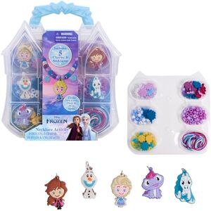 Tara Toys Frozen 2 Necklace Activity Set, 150-Piece Jewelry Making Kit, Preschool Arts and Crafts for Kids 3 and Up Tara Toys Frozen 2 Necklace Activity Set, 150-Piece Jewelry Making Kit, Preschool Arts and Crafts for Kids 3 and Up
