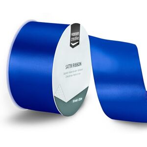 Creative Labs Satin Ribbon Bright Blue 65.6 ft x 2" Thin Ribbon for Gift Wrapping and Crafting, 20m x 50mm Creative Labs Satin Ribbon Bright Blue 65.6 ft x 2" Thin Ribbon for Gift Wrapping and Crafting, 20m x 50mm