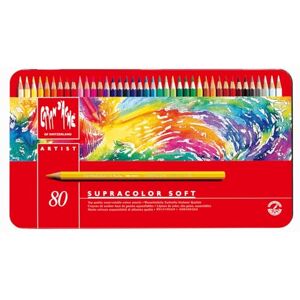 Caran d'Ache Caran Dache Metal tin with 80 assorted colours Caran d'Ache Caran Dache Metal tin with 80 assorted colours