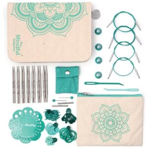 KNITPRO The Mindful Collection Grace Interchangeable Circular Needle Set 4" (10cm) 7 Sizes (3mm to 5mm) KNITPRO The Mindful Collection Grace Interchangeable Circular Needle Set 4" (10cm) 7 Sizes (3mm to 5mm)