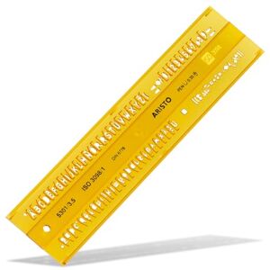 Aristo AH5301/3 Lettering Stencil ISO 3098-1 Aristo AH5301/3 Lettering Stencil ISO 3098-1