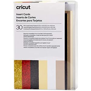 Cricut Glitz and Glam Cards 12.1 cm x 16.8 cm (R40 Size) Pack of 30 For Mat Cricut Glitz and Glam Cards 12.1 cm x 16.8 cm (R40 Size) Pack of 30 For Mat