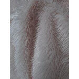 CRS Fur Fabrics Plain Fun Faux Fur Fabric Material Pale Pink, 1Mtr 150cmx100cm CRS Fur Fabrics Plain Fun Faux Fur Fabric Material Pale Pink, 1Mtr 150cmx100cm