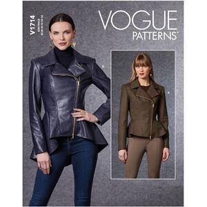 Vogue Patterns V1714F5 Misses Jacket, White, F5 (16-18-20-22-24) Vogue Patterns V1714F5 Misses Jacket, White, F5 (16-18-20-22-24)