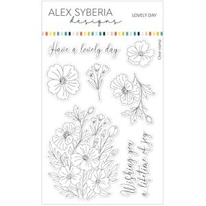 Alex Syberia Designs - Lovely Day Stamp Set 4 x 6 Alex Syberia Designs - Lovely Day Stamp Set 4 x 6